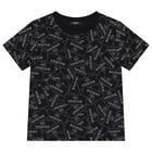 تي شيرت بشعار باللونين الأبيض والأسود, 1, hi-res