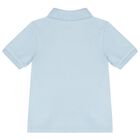 Baby Boys White & Blue Shorts Set, 1, hi-res