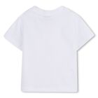 طقم هدايا للأطفال بيج اللون، يتضمن بدلة رياضية بغطاء رأس وشعار العلامة التجارية., 1, hi-res