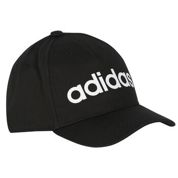 قبعة بالشعار باللون الأسود 