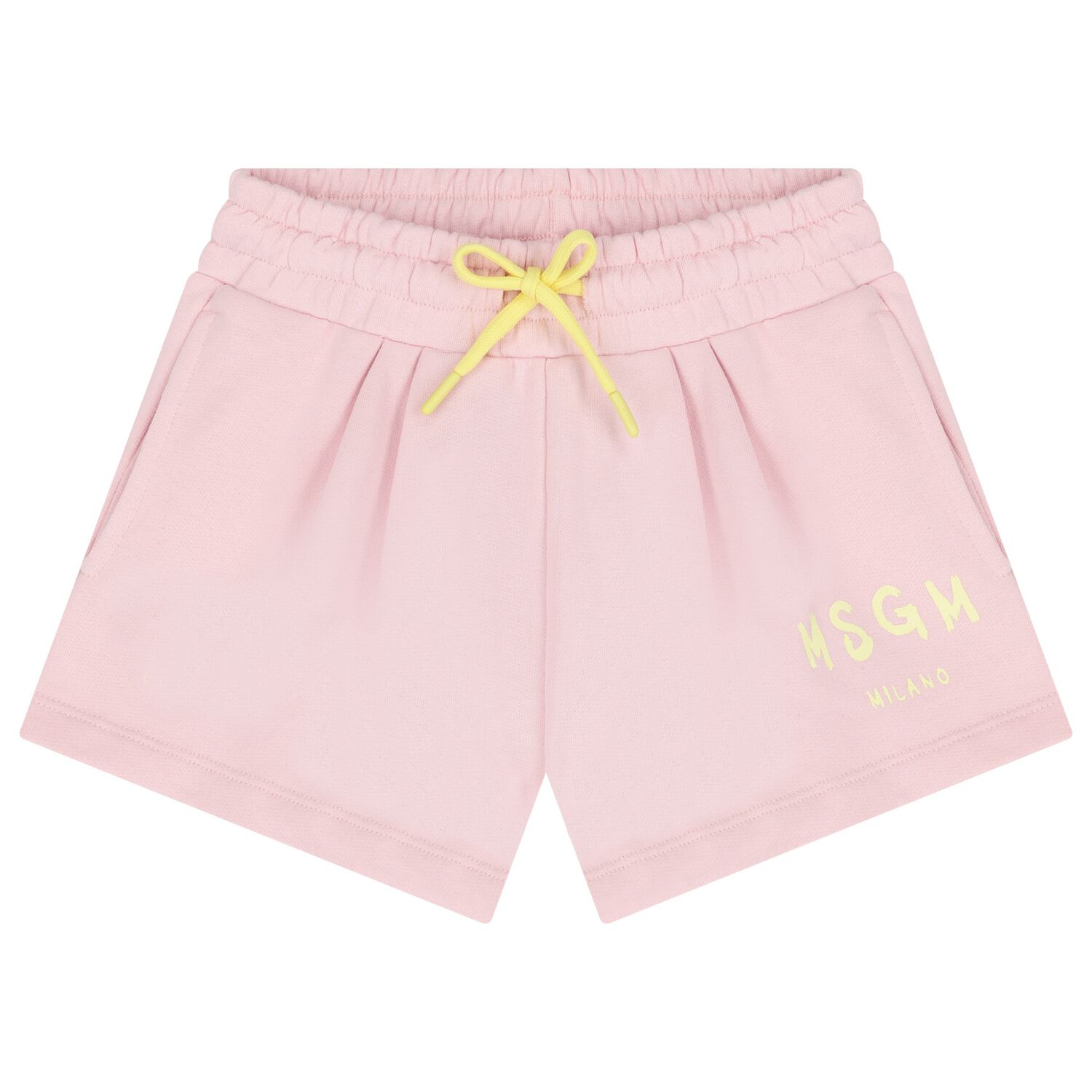 Girls Pink Logo Shorts, 3, hi-res
