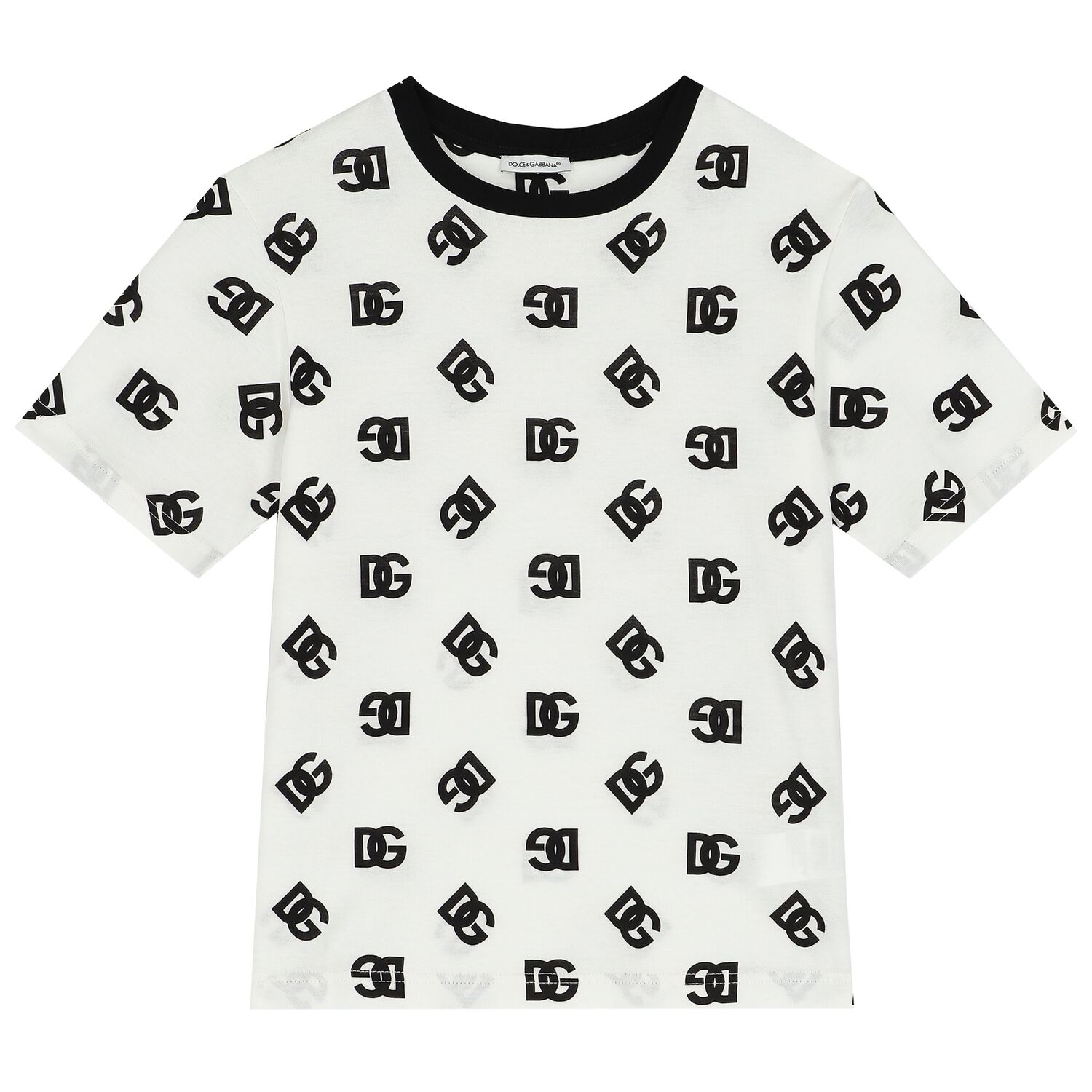 تيشيرت بالشعار باللون الأبيض, 1, hi-res