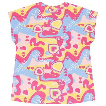 Girls Multi-Coloured Logo T-Shirt