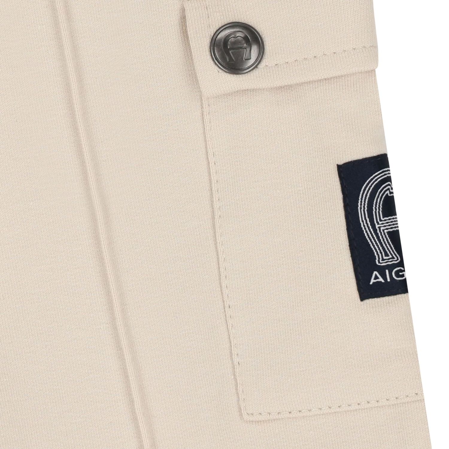 شورت اولاد بالشعار باللون البيج , 1, hi-res