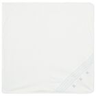 Baby Boys White & Blue Bunny Blanket, 1, hi-res