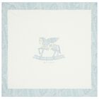 Baby Boys White & Blue Pegasus Blanket, 1, hi-res