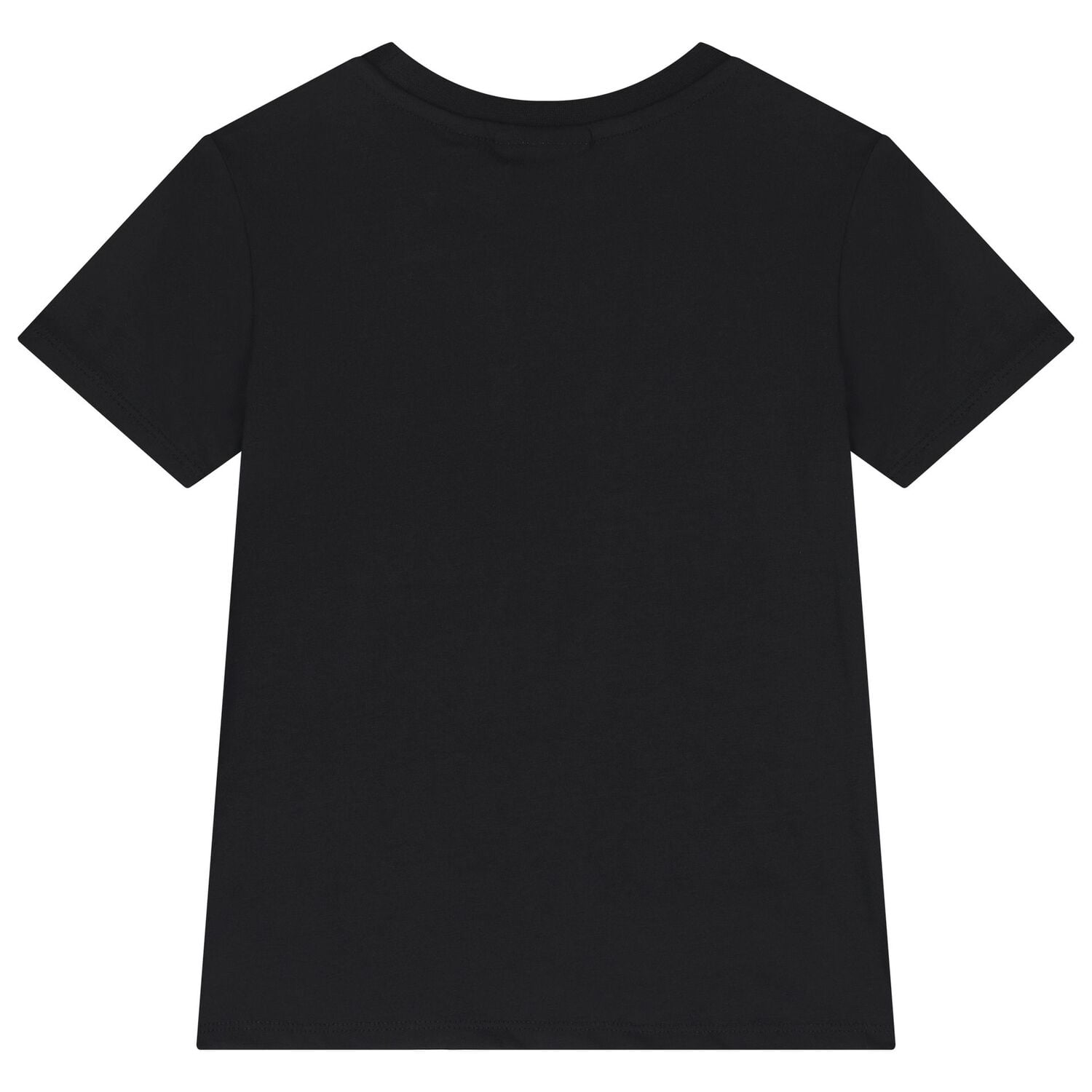 Girls Black Crystal Embellished Diamant&eacute; Logo T-Shirt, 2, hi-res
