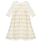 فستان عاجي وذهبي للفتيات, 1, hi-res