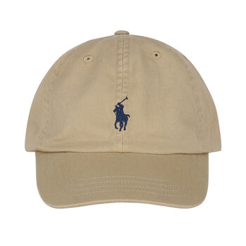 Boys Beige Logo Cap