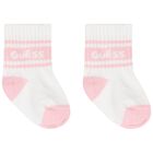 Baby Girls Pink Cotton Bodysuit & Pants Gift Set, 2, hi-res