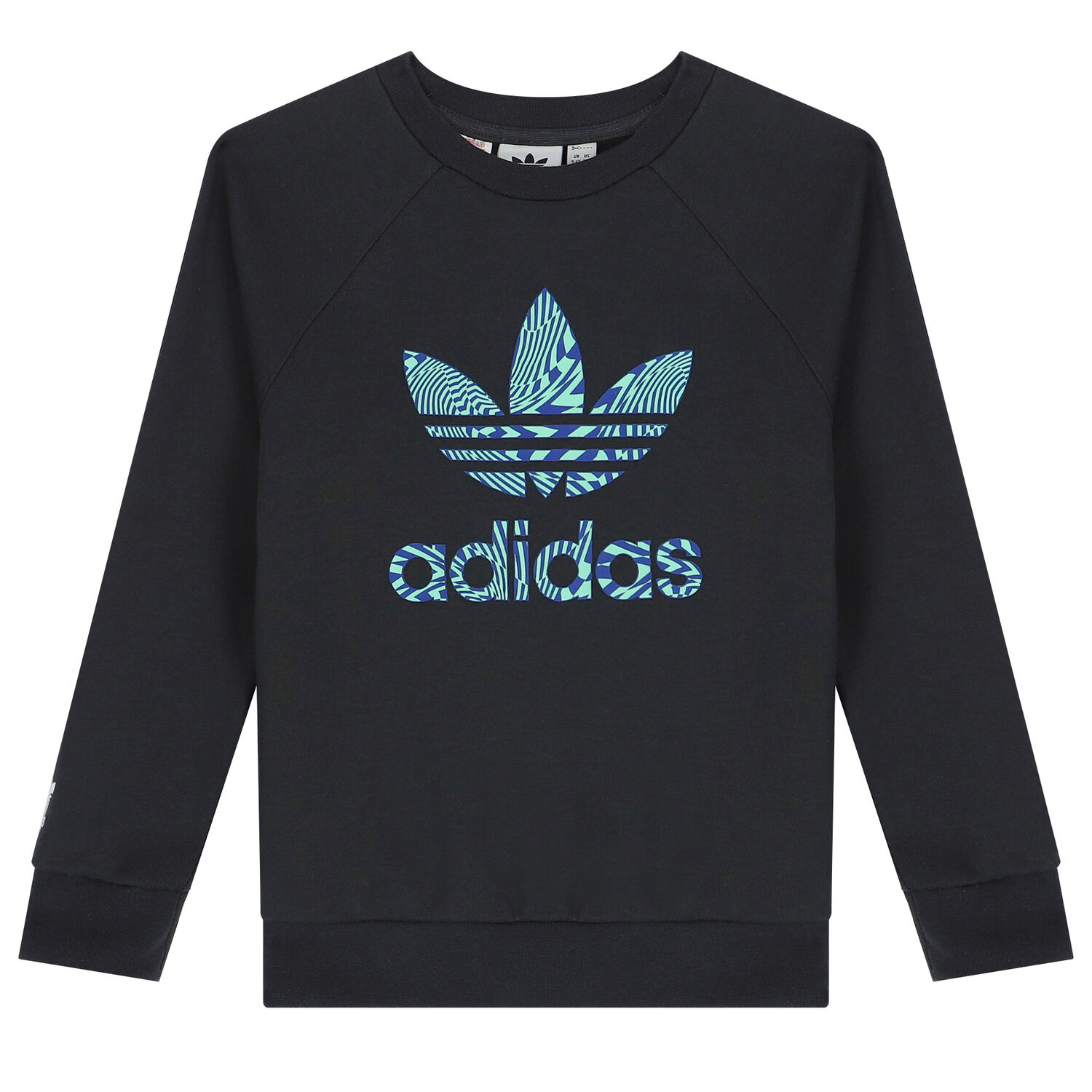 Black Trefoil Logo Tracksuit, 1, hi-res