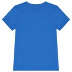 Boys Blue Logo T-Shirt, 1, hi-res