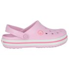 Girls Pink Crocband Clog Sandals, 1, hi-res