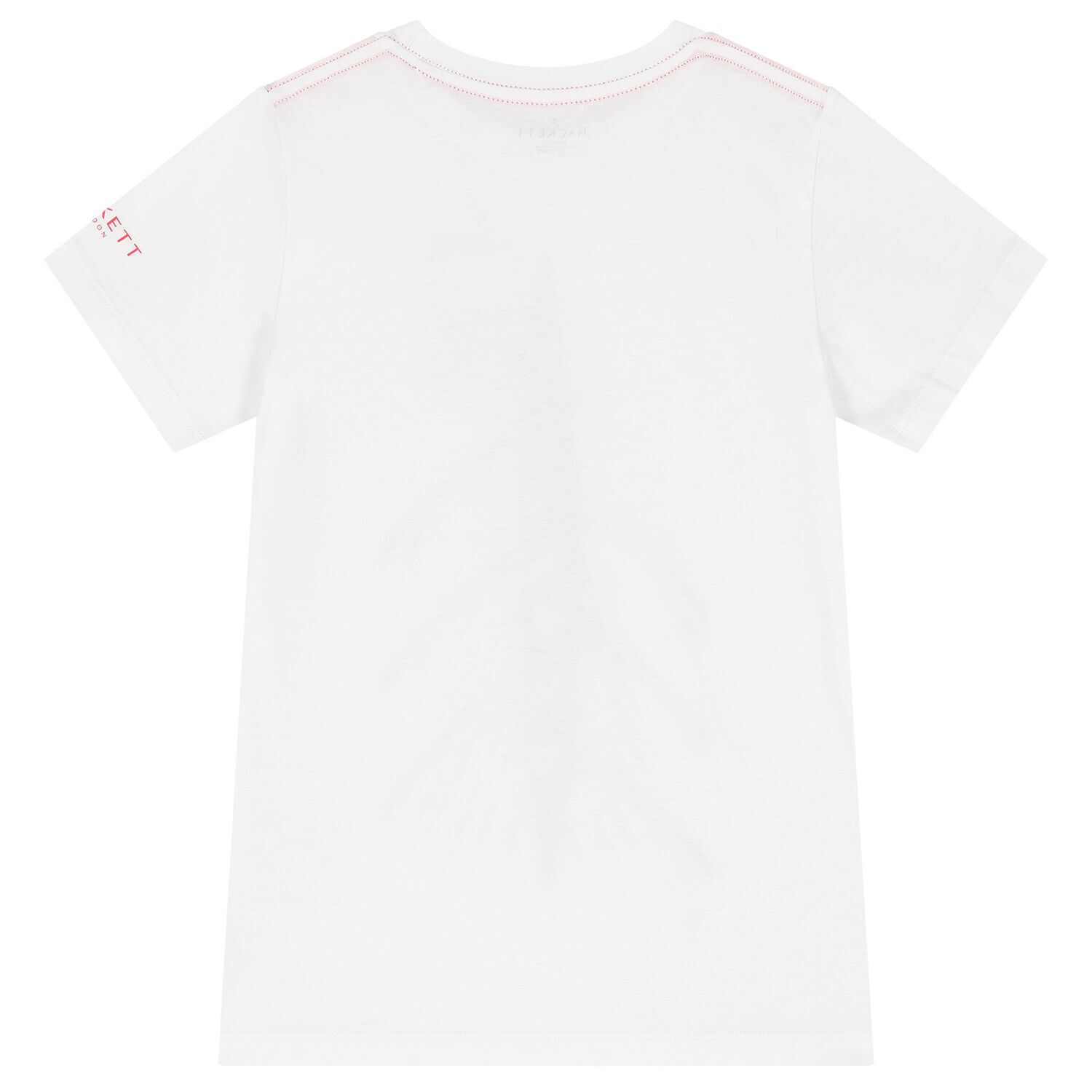Boys White Logo T-Shirt, 1, hi-res