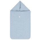 Boys Blue Hooded Baby Nest, 2, hi-res