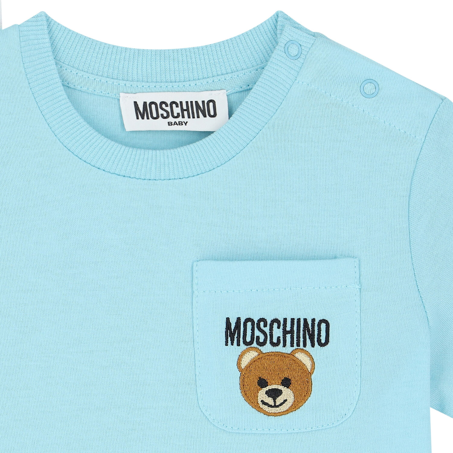 تيشيرت بشعار تيدى باللون الازرق, 2, hi-res