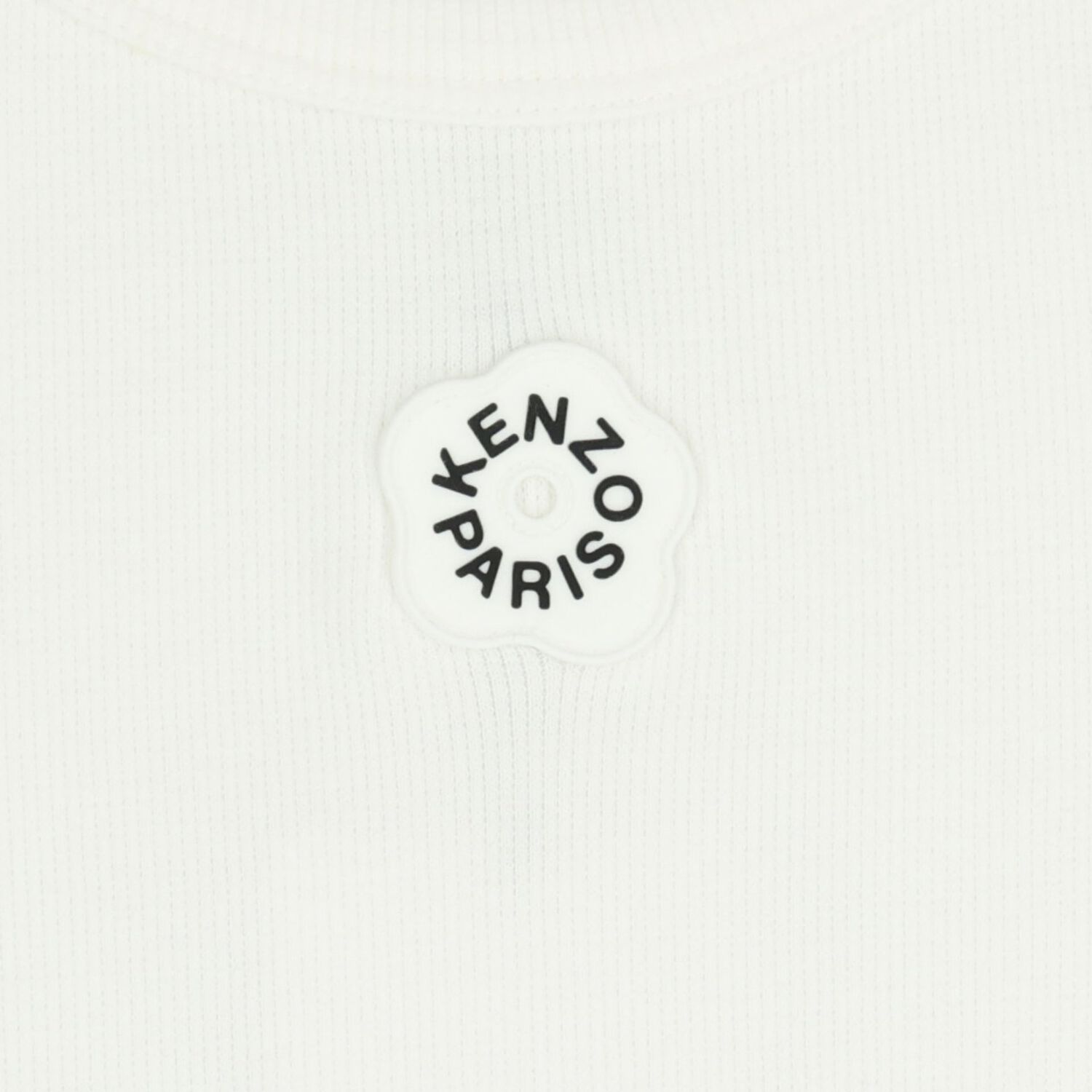 Girls White Logo Top, 1, hi-res