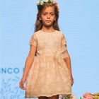 Girls Blush Pink Embroidered Dress, 1, hi-res