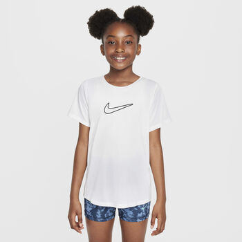 Girls White Logo T-Shirt