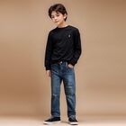 Boys Blue Denim Jeans, 1, hi-res