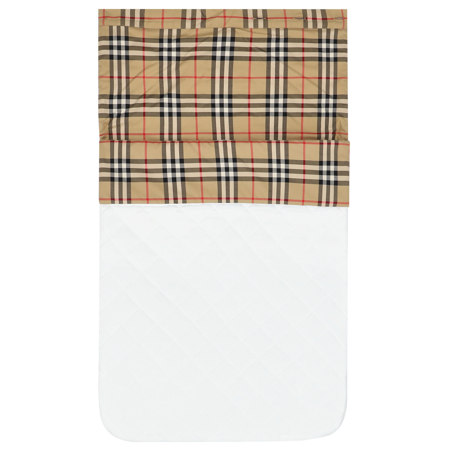 White & Checked Baby Nest, 1, hi-res