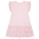 Girls Pink Pearl Leggings Set, 1, hi-res