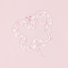 بطانية مكشكشة بطبعة الفراشة باللون الوردى للبنات  , 1, hi-res