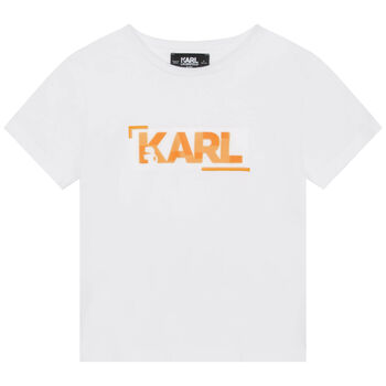 Boys White Logo T-Shirt