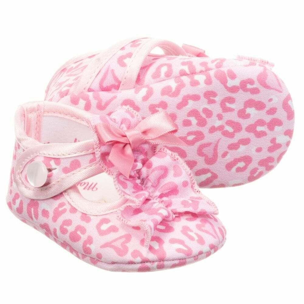 Monnalisa Baby Girls Pink Pre Walker Shoes Junior Couture UAE