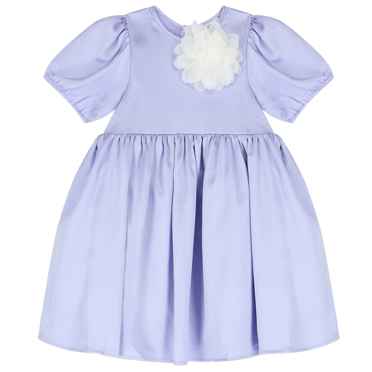 Girls Purple Flower Dress, 1, hi-res image number null