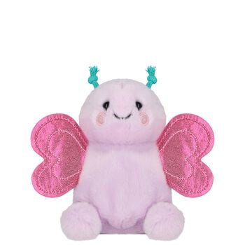 Girls Pink Palm Pals Petunia Butterfly Soft Toy ( 13CM )