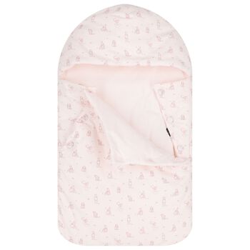 Baby Girls Pink Alphabet & Bunny Nest