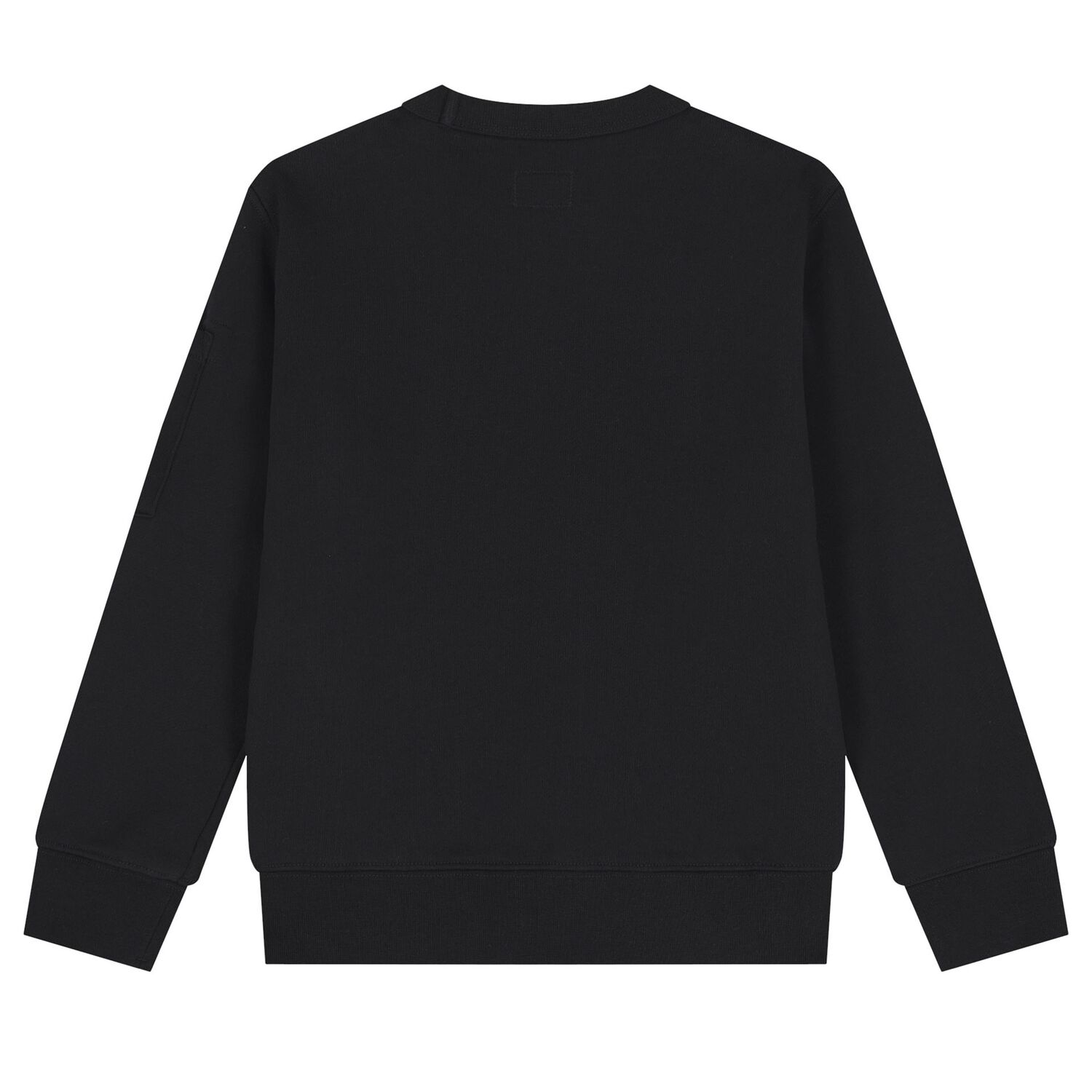 سويت شيرت بالشعار باللون الأسود للأولاد, 1, hi-res