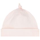 طقم بنات أفرول بالشعار باللون الزهري, 2, hi-res