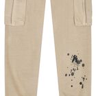 Boys Beige Joggers, 1, hi-res