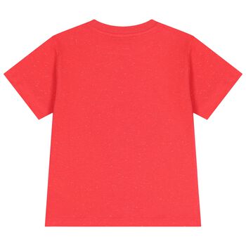 Boys Red Donut Logo T-Shirt