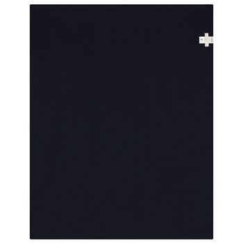 بطانية خريطة جغرافية للأولاد باللون الأبيض والأزرق والأزرق الداكن