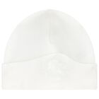 طقم بطانية باللون عاجية مزخرفة بالزهور للبنات , 2, hi-res