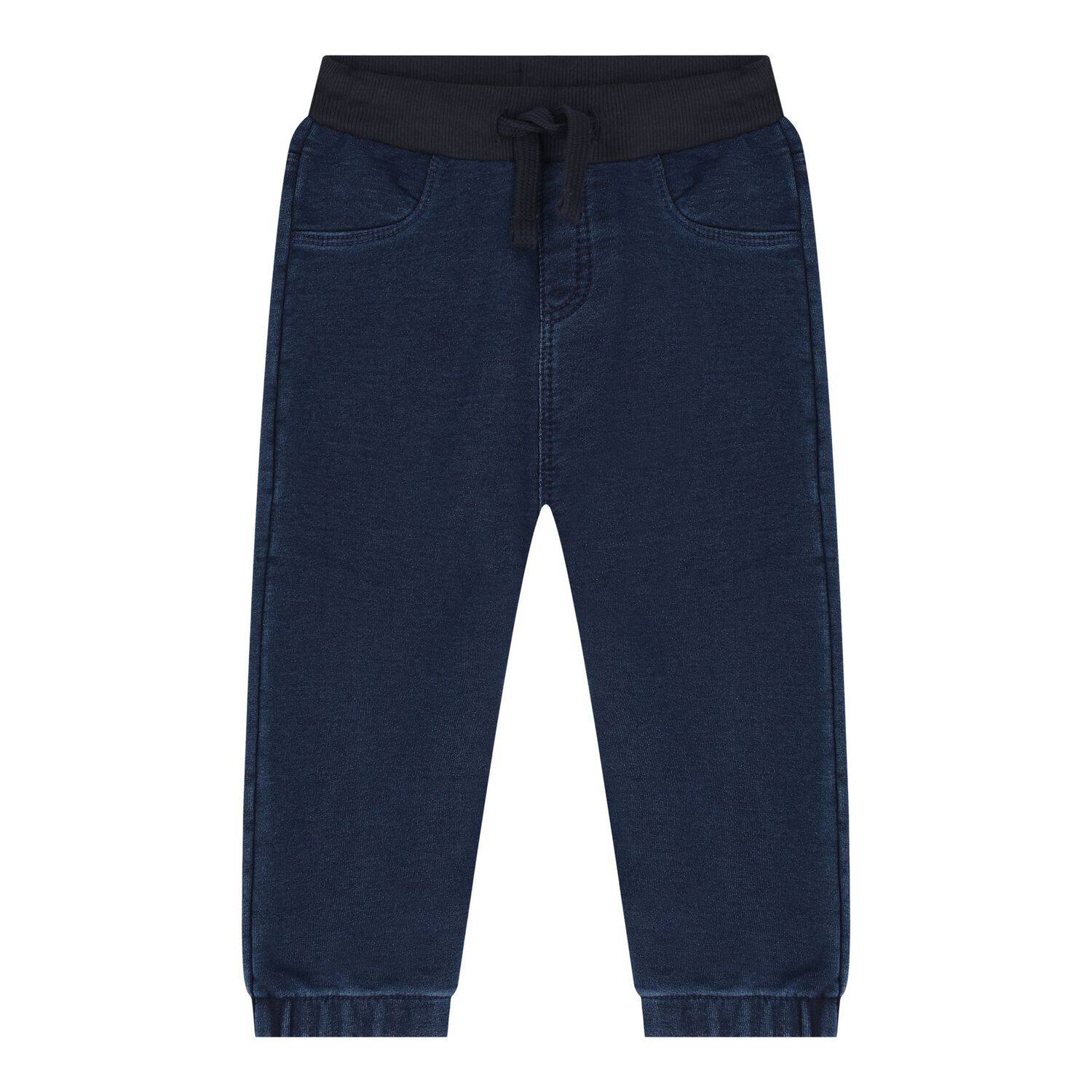 طقم بنطلون للأولاد بشعار تيدي باللون الأزرق , 1, hi-res