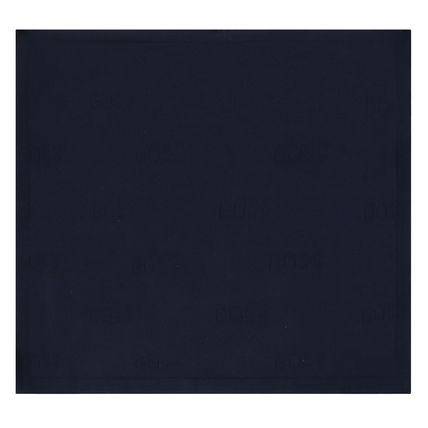 Navy Blue Logo Knitted Baby Blanket, 4, hi-res image number null