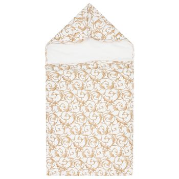 White & Gold Baby Nest