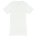 فستان بالشعار باللون الابيض, 1, hi-res