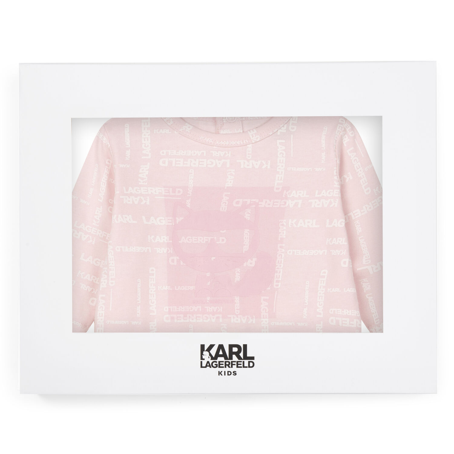 افرول بالشعار باللون الوردى للبنات, 1, hi-res