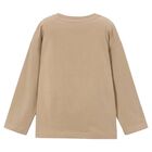 Boys Beige Formula 1 Car Long Sleeve Top, 1, hi-res