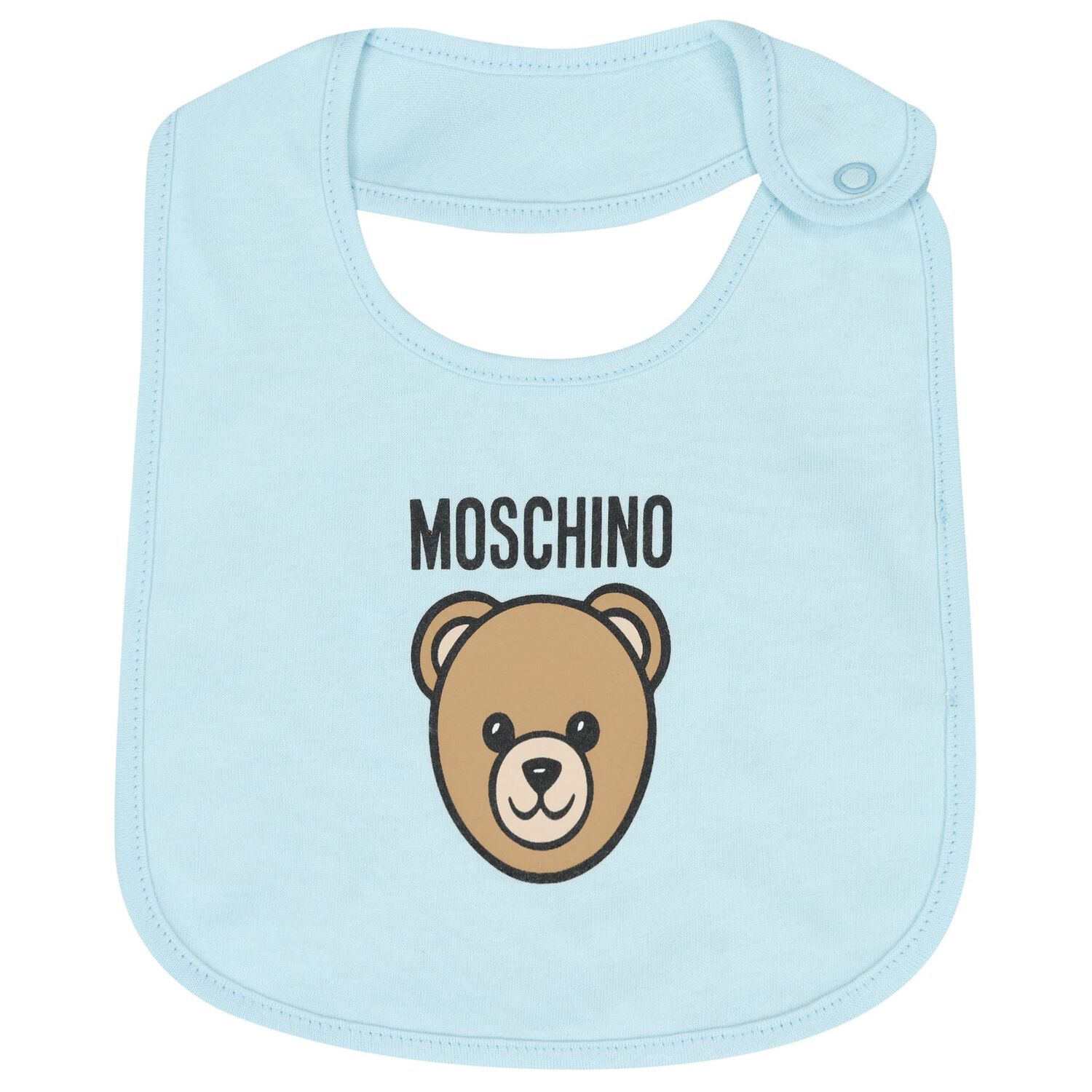 Blue Teddy Bear Logo Hat & Bib Gift Set, 4, hi-res