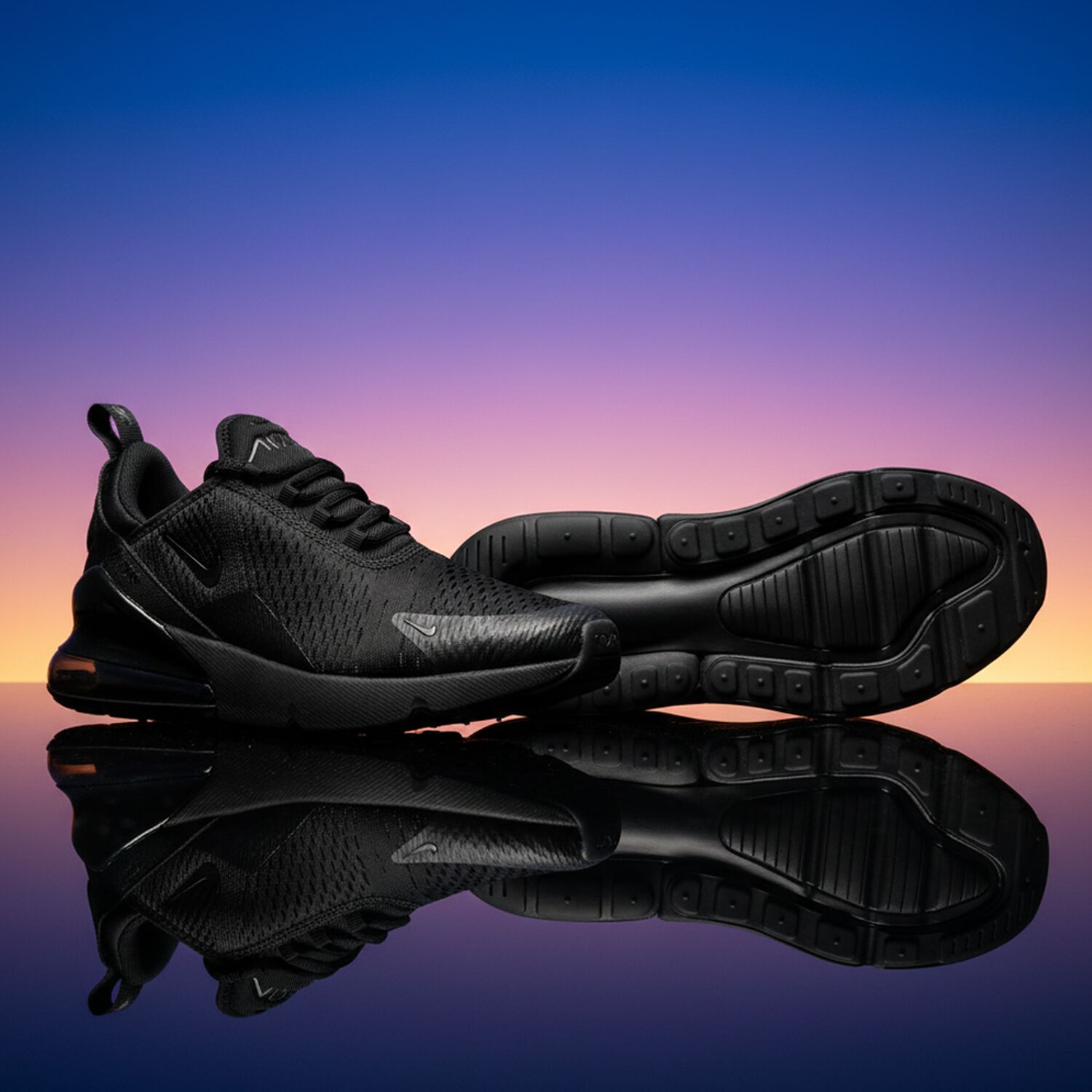 حذاء رياضي نايكي اير ماكس 270 باللون الأسود, 2, hi-res