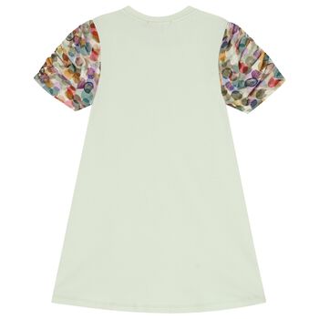 Girls Green Crossbody Bag Dress