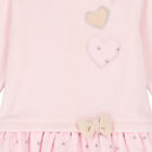 Baby Girls Pink Heart Dress, 1, hi-res