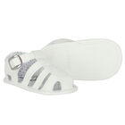 Baby Boys White Sandals, 1, hi-res