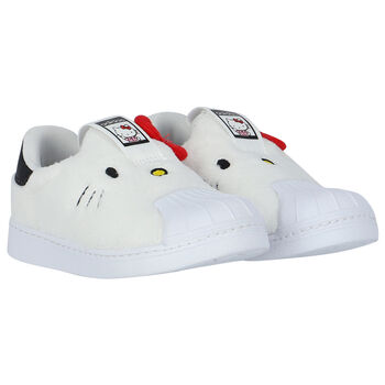 White Hello Kitty Superstar Trainers